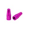 Marcraft Purple Metal Presta Tyre Valve Dust Caps (2 Pack)