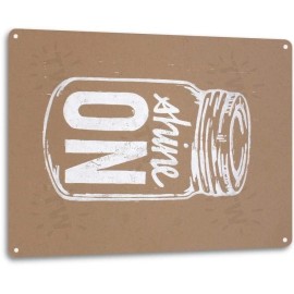 Shine On Moonshine Retro Logo Glass Jar Bar Man Cave Wall Decor Large Metal Sign