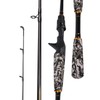 Fiblink 4-Piece Travel Fishing Rod, Spinning & Casting Rod with