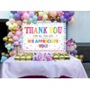 We Appreciate You Banner Backdrop 7x5FT Thank You for All