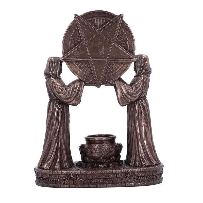 Nemesis Now Baphomet's Altar Figurine 18.5cm, Resin, Bronze, Baphomet Ornament,