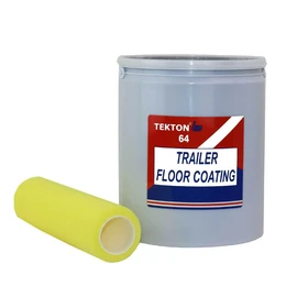 Protects Trailer Floors, Ramps and Walls (Grey, 1 Gallon) Includes 1 Foam Cover
