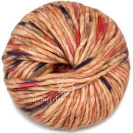 BAE by Living Dreams Yarn. Cuddly, Strong & Super Soft for Next to Skin Winter Knits. 100% Extrafine Merino Bulky Roving Yarn, Honeybun