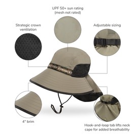 Sunday Afternoons Adventure Hat, Olive Terrain, L/XL