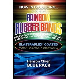 Murphy's Magic Supplies, Inc. Joe Beef Rainbow Rubber Bands (Hanson Chien - Blue Pack) by Joe Beef | Trick | StreetMagician