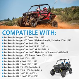 FRGOLIN Front Rear Propeller Shaft Bearing Carrier & u-Joint Compatible with Polaris Ranger RZR 570 900 1000 Replaces 3514806 3515075 3514900