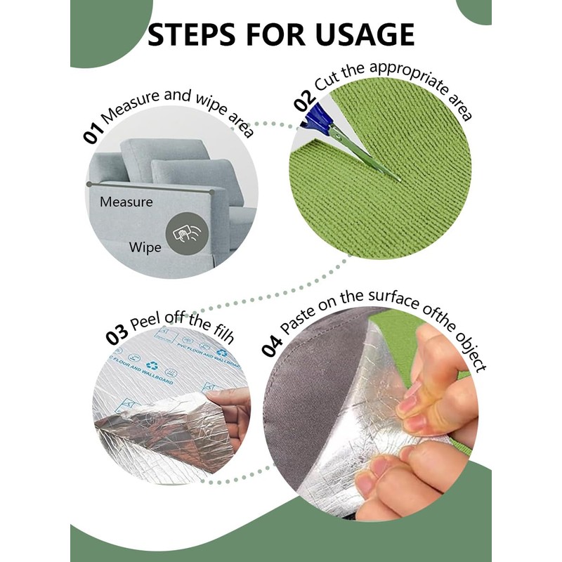 Cat Scratch Couch Furniture Protector, Adhesive Cat Scratch Pad Deterrent