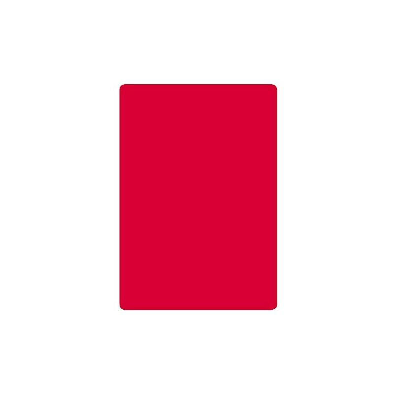 Kyoei Plastic Underlayment, Transparent Color, A4, Red NO.1377-R