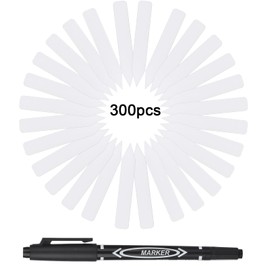 Darfukei Plant Labels 300pcs 4 Inch with Garden Plant Markers Pen of Outdoor Waterproof,Plant Tags and Permanent Marking Pen, Garden Labels Gardening Gifts for Women Men