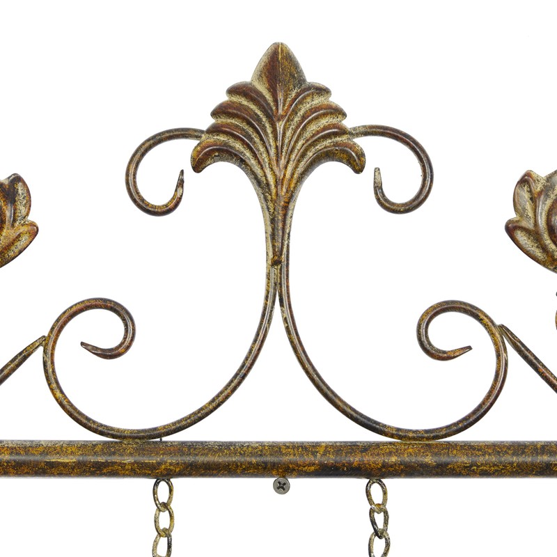Deco 79 Metal Floral Home Wall Decor Embossed Wall Sculpture