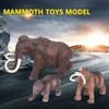 Mammoth Model Simulated Figurine Realistic Plastic Mammoth Toys for Animal