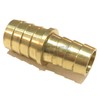 EDGE INDUSTRIAL 3/4" X 5/8" Hose ID Brass Barb Reducer SPLICER Fitting Fuel / AIR / Water / Oil / Gas / WOG (Qty 1)