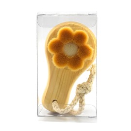 Facial Cleaning Brush Soft Bristle Face Cleaning Deep Pore Cleaning Wood Handle Facial Brush Makeup Removal Massaging Brush for Washing Pore Exfoliation