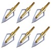 e5e10 Steel Flat Broadheads with 2 Blades 100 Grain Hunting