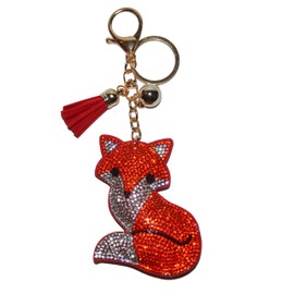 Bling Keychains for Women and Girls, Rhinestone Purse Charms for Handbags, Crystal Bag Charms, Gift for Women, Thank You Gift