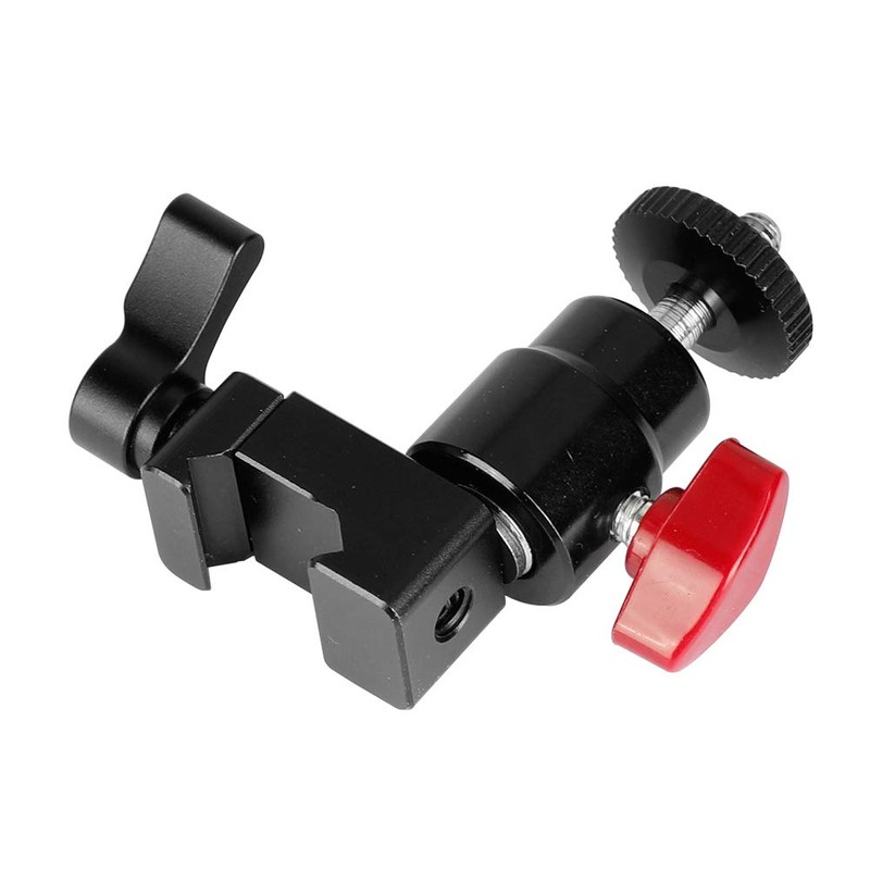 CAMVATE Mini Ball Head with NATO Clamp for 1/4"-20 DSLR