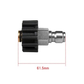 HOTEISON High Pressure Washer One-Touch Coupler 3/8 M22 / Kärcher High Pressure Washer For High Pressure Washers, Attaching and Removing Hoses With One Touch!