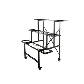 Zhongma 3 Tier Metal Flower Display Stand Frame