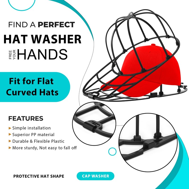 Eiito Hat Washer for Washing Machine, 1 Pack Hat Cleaner
