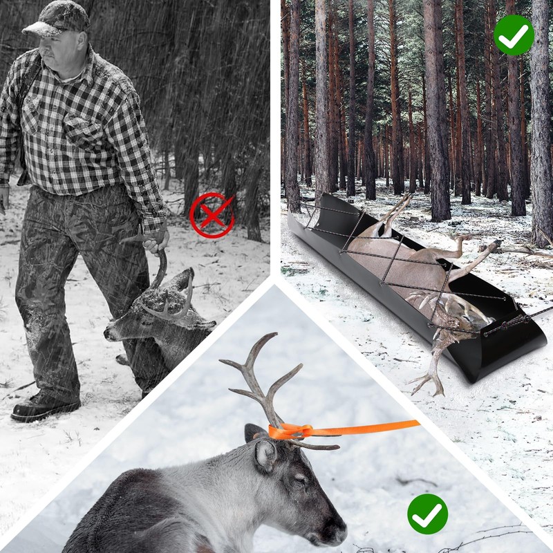 Deer Drag Sled Game Glide - Deer Cart Game Hauler