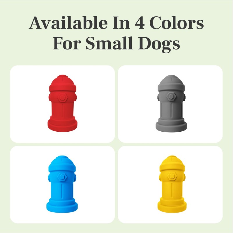 Small Dog Fire Hydrant 4x7 Silicone Soft Potty Training Aid