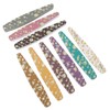 9PCS Nail File Professional Nail Art Sanding Strips Polishing Tools