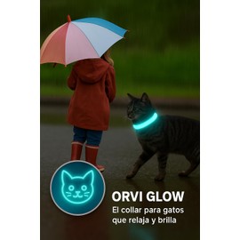Collar Calmante para Gatos con Feromonas Naturales | Antiansiedad, Antiestrés y Ajustable | Brilla en la Oscuridad | Impermeable y Hipoalergénico | Efecto Relajante por 30 Días Continuos