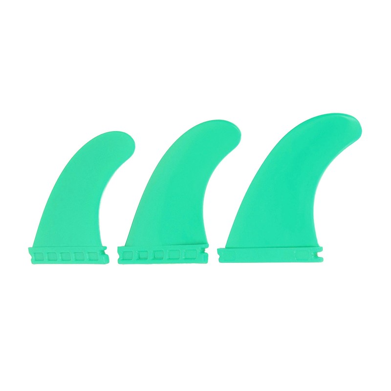 3Pcs Surfboard Fins PVC Thruster Fins Surfing Board Accessories for