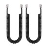 Wonvify Spiral RJ9 Telephone Cable Spiral Length Pack of 2