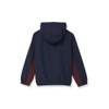 Lacoste Kids Zip-Up Jacket With Cross Panel, NAVY BLUE/EXPRESSO, 3