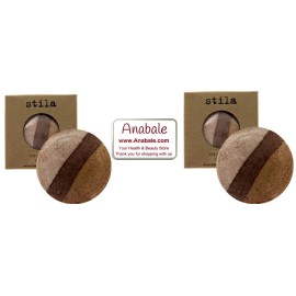 STILA Eye Shadow Trio Refill , 0.09 oz - Bronze Glow (2 Pack)