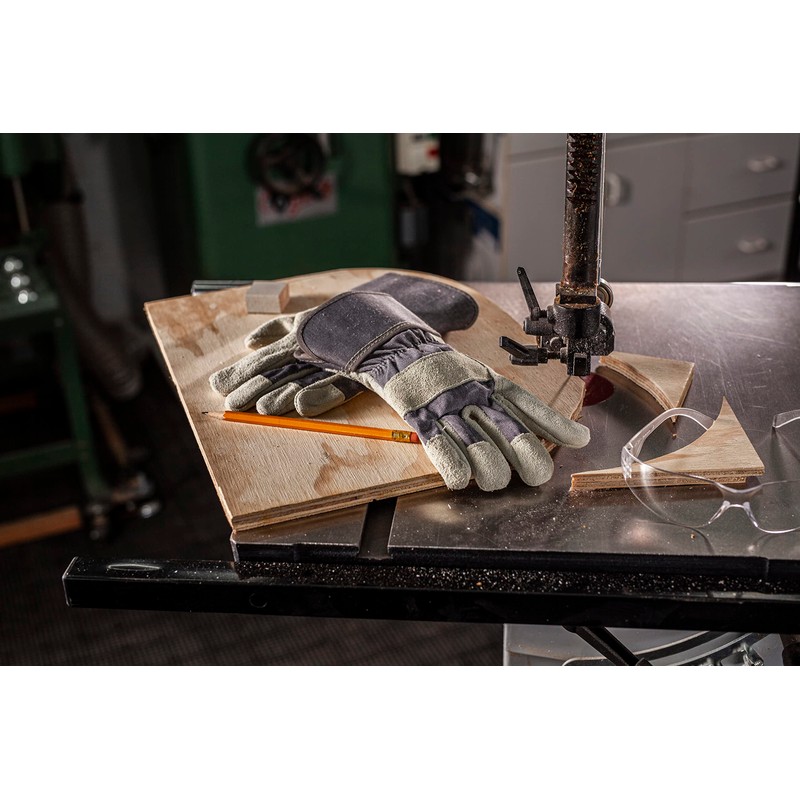Boss Women's Guard Split Cowhide Leather Palm Work Gloves, Extended