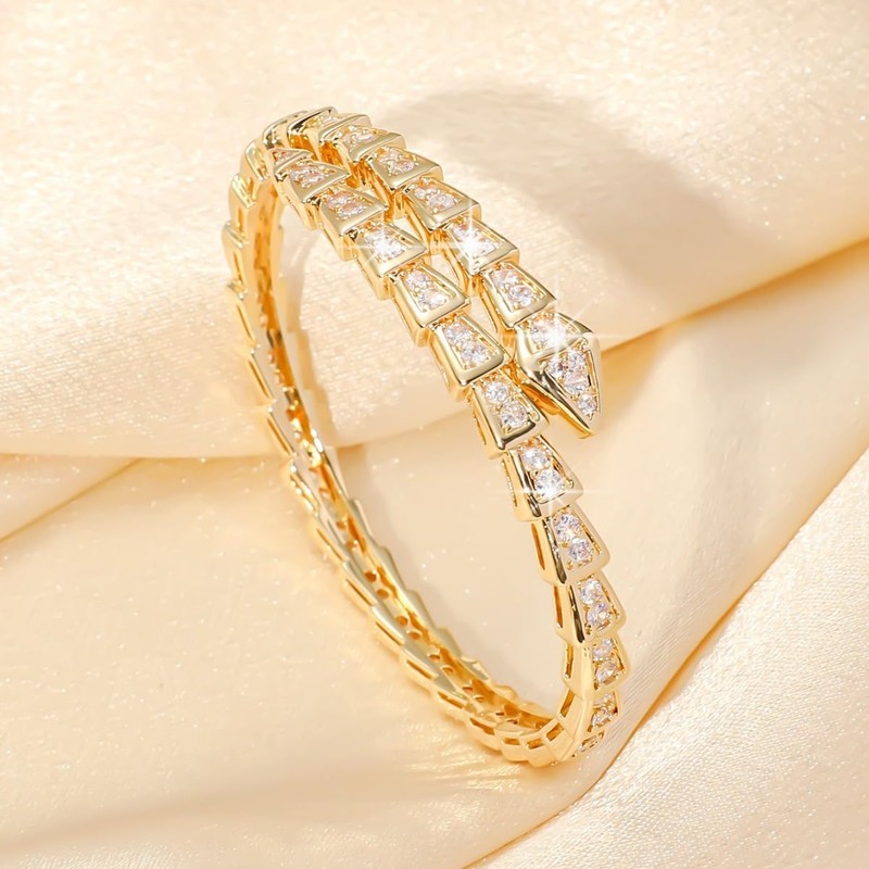 SVNXI Bracelet Snake Shape Adjustable Bangle Fashion Classic Style Male