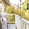 FEED GARDEN Deck Bird Feeder Pole, 42 Inches, Multiple Hooks,