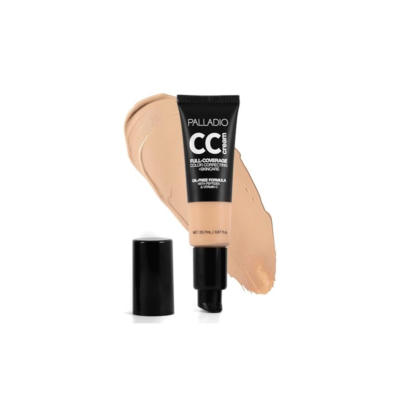 Palladio CC Cream Correctora de Cobertura Completa sin Aceite con