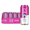 Sparkling Ice Caffeine Black Raspberry Sparkling Water with Caffeine, Zero