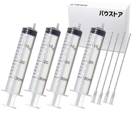 1.0 fl oz (30 ml) Syringe + Needles Set of 4 [Bow Store] Ink Refill