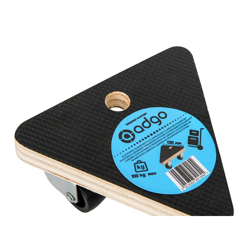 ADGO Transport Platform Triangular Laminated Furniture Roller Board Transport Roller