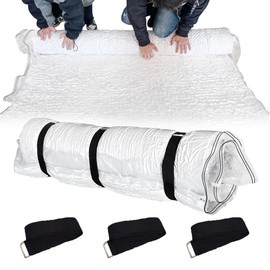 Mattress Vacuum Bag for Memory Foam Mattress, Latex Mattress Vacuum Seal Bag with Straps, Moving, Storage and Shipping (Single/Bunk Bed/Cot Bed/Moses Basket)