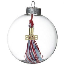 2026 Graduation Ornament - Over a Hundred Colors Available -RED/White/Blue