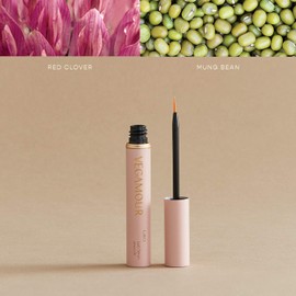 VEGAMOUR GRO Sérum de pestañas – Fórmula de engrosamiento de pestañas veganas sin hormonas naturales a base de plantas, libre de crueldad y mejora el crecimiento saludable