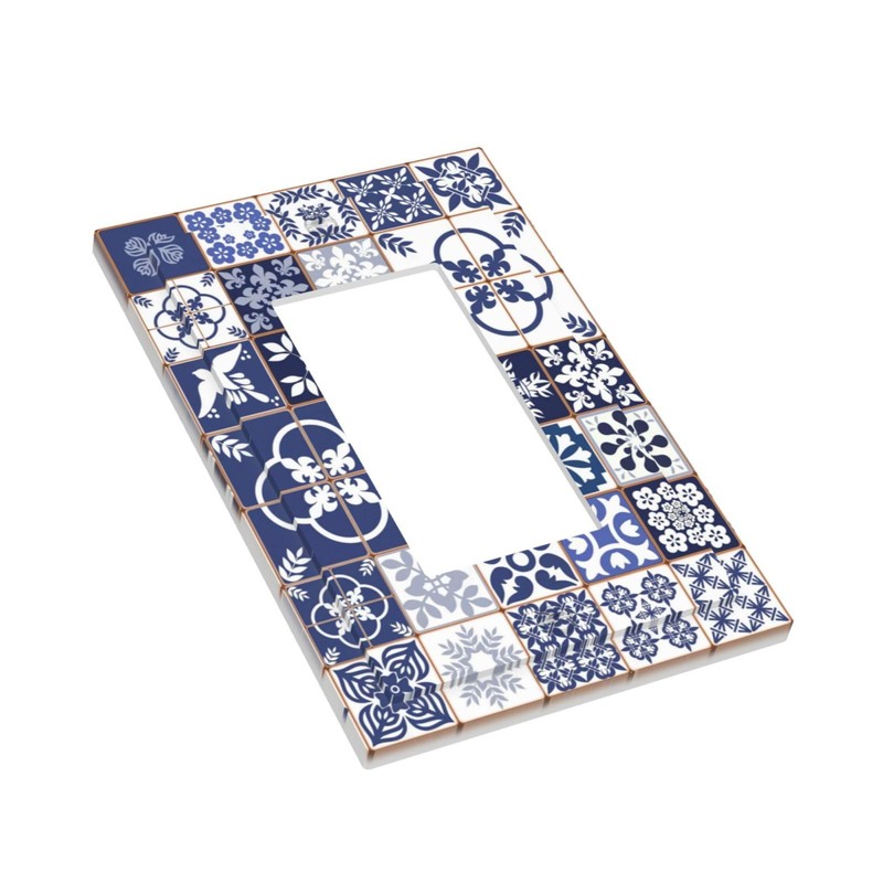 Mexican Ceramic Tiles Decorative Outlet Light Switch Cover Single Rocker