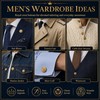 Gold Buttons for Blazer, 28pcs Metal Blazer Buttons for Clothes,