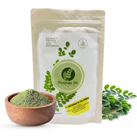 Moringa 305 Organic Moringa Leaf Powder – 100g (3.52 oz) | Vegan, Non-GMO, Gluten-Free Superfood | Pure Moringa Powder for Natural Energy Boost | Sourced from Ecuador Plant-Based Wellness