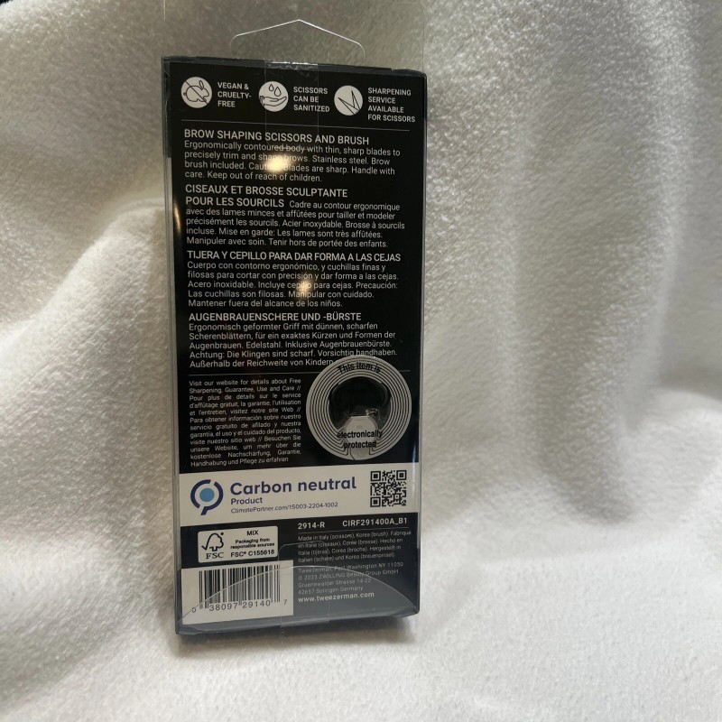 Tweezerman BRAND NEW Tweezerman Professional Brow Shaping Scissors And Brush