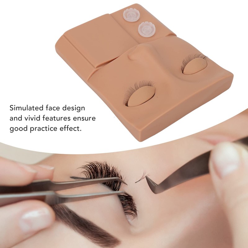 Lash Mannequin Head, 3 in 1 Eyelash Extension Mannequin Head