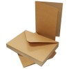 Craft UK 2361 C7 Kraft Card & Envelopes Pack of
