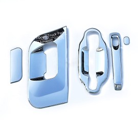 Mitsubishi Fuso 17 Super Great Super Great 07 Super Great (NEW Super Great) Plated Car Parts Door Handle Garnish with Button Cover for Trucks Glitter Deco Tiger