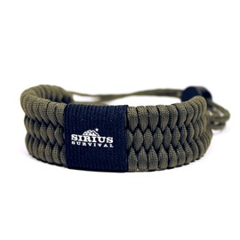 Sirius Survival Paracord Camera Wrist Strap Adjustable Size – 550lb Paracord – 4 Colors – Wrist Strap for Cameras, Binoculars & Other Hand Held Items (Olive Drab Green)
