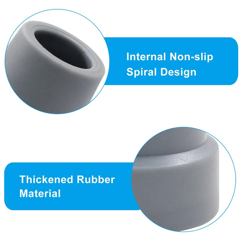 Bonsicoky 4 Pack Rubber Cane Tips 3/4 Inch - Heavy